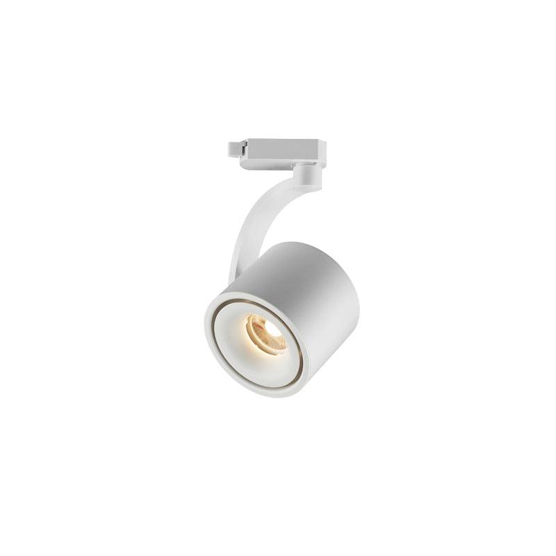 Focus nowoczesna lampa sufitowa ze srebrnego aluminium
