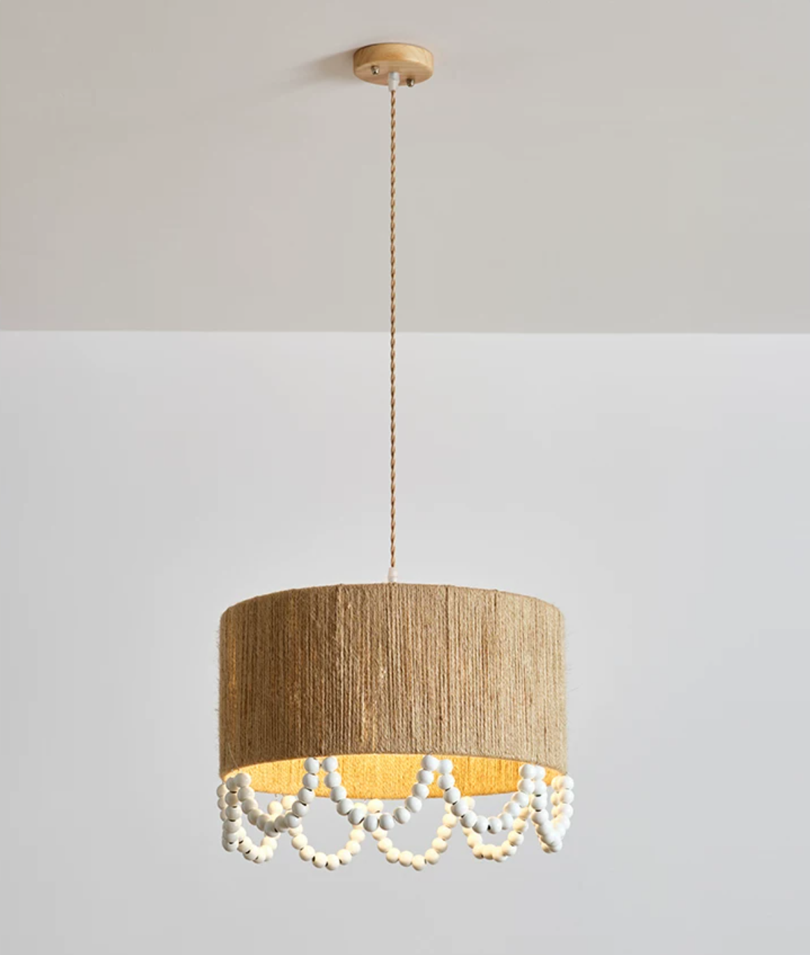 Osberhurst Lampa wisząca z liny konopnej