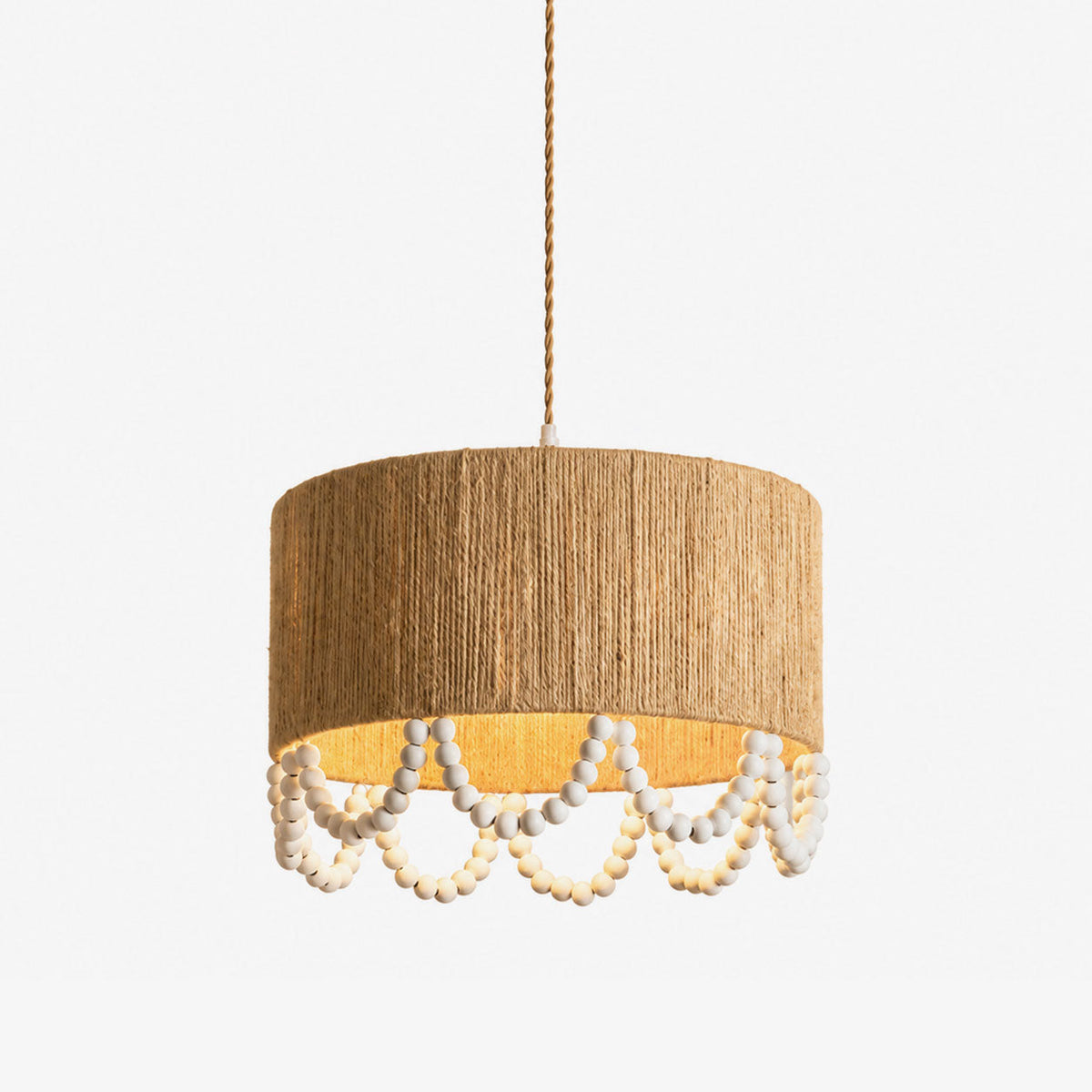 Osberhurst Lampa wisząca z liny konopnej