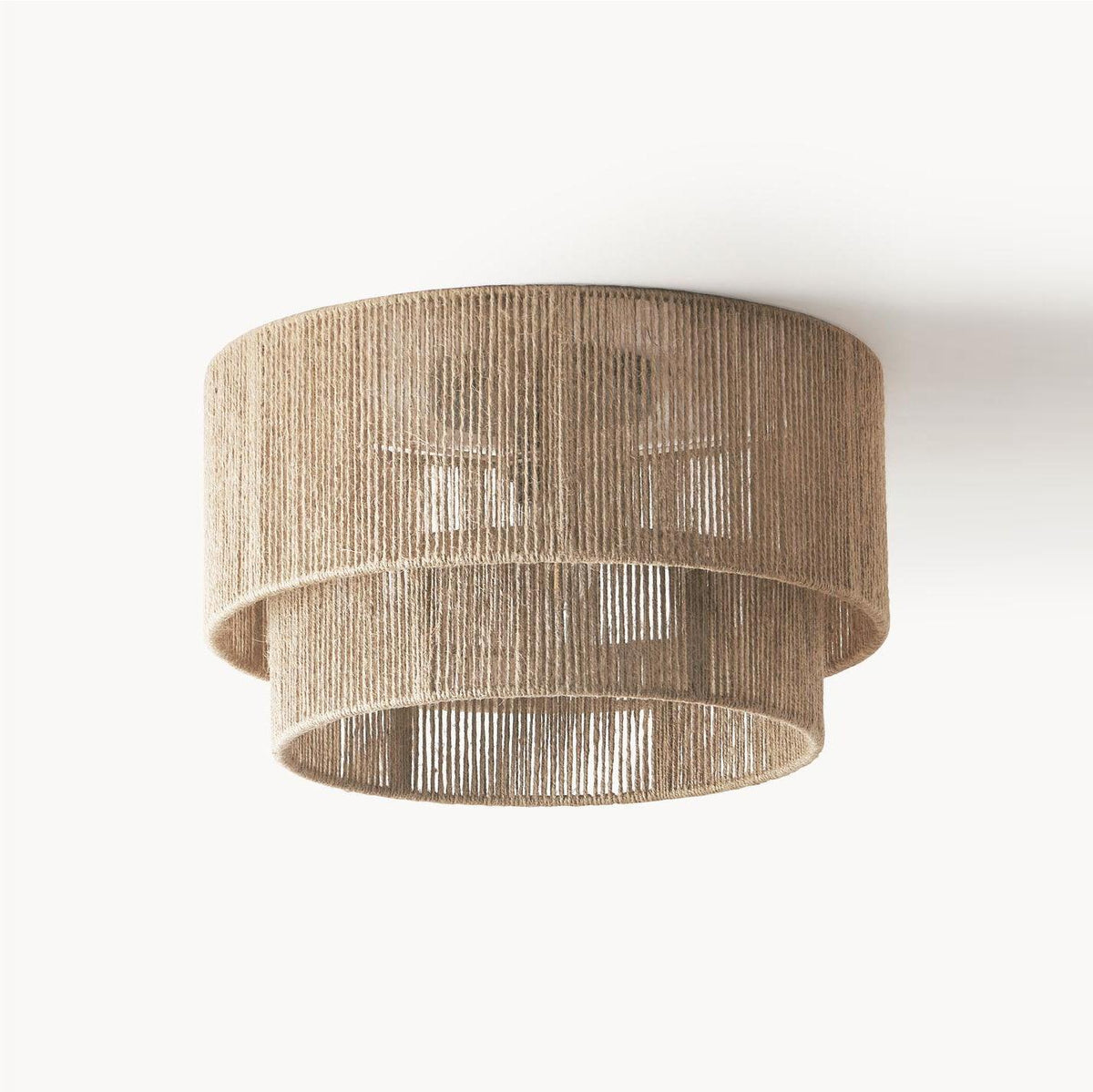 Cielum klasyczna lampa sufitowa z naturalną liną