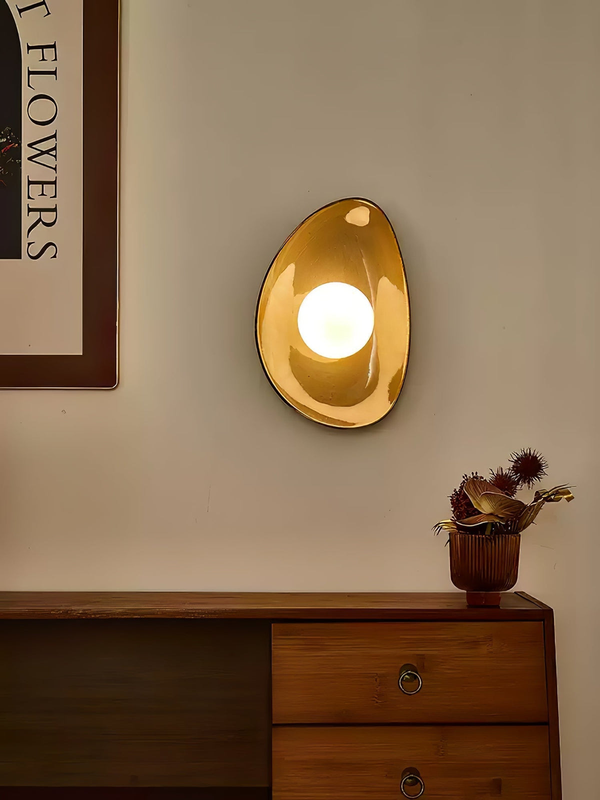 Ertalila Elegance Pebble Disc żyrandol ze szkła