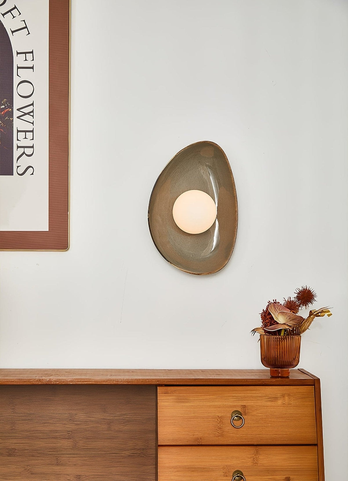 Ertalila Elegance Pebble Disc żyrandol ze szkła