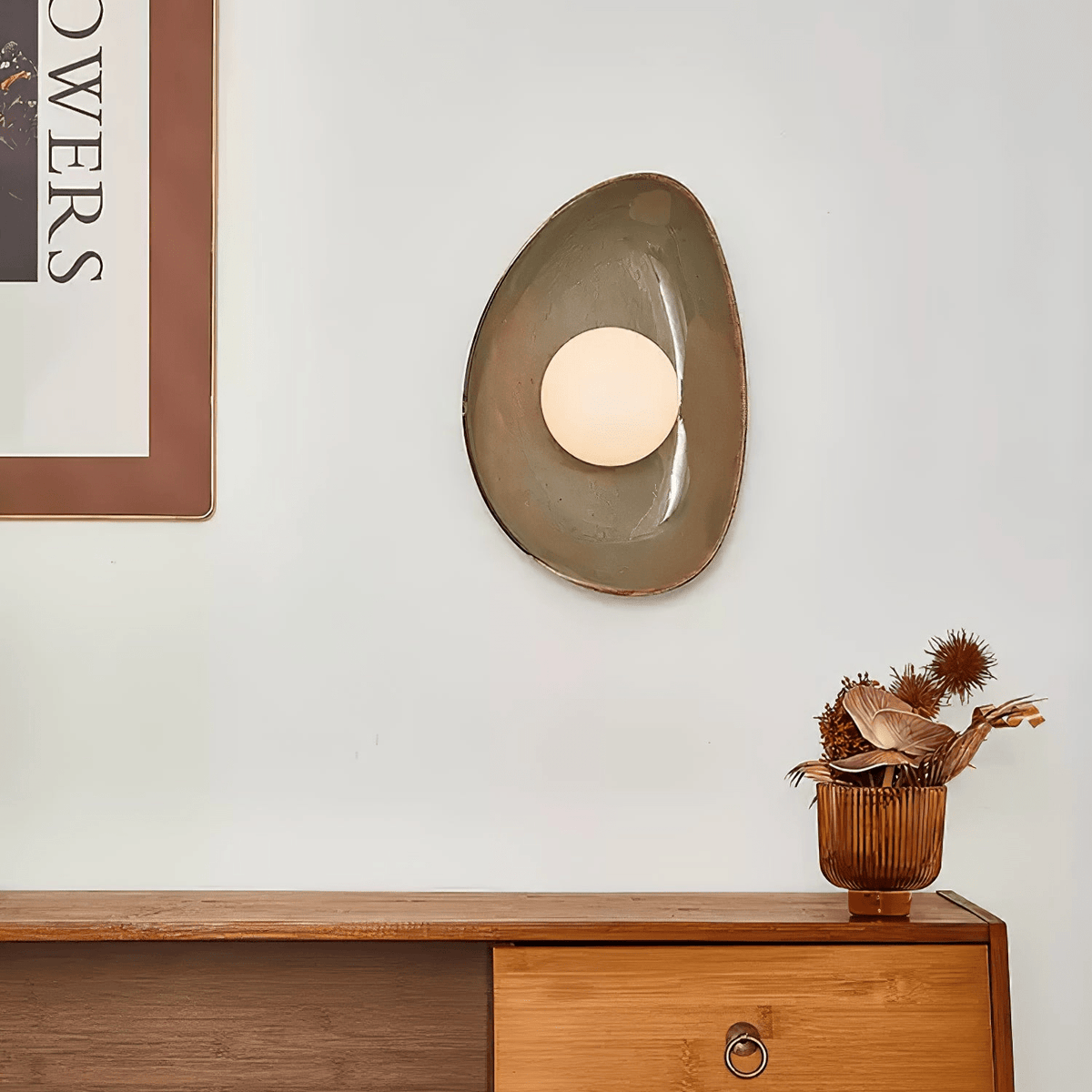Ertalila Elegance Pebble Disc żyrandol ze szkła