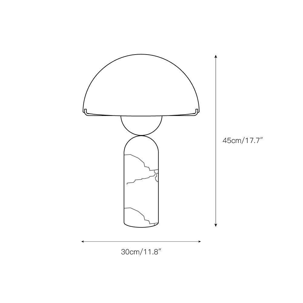 Lampa stołowa Mush