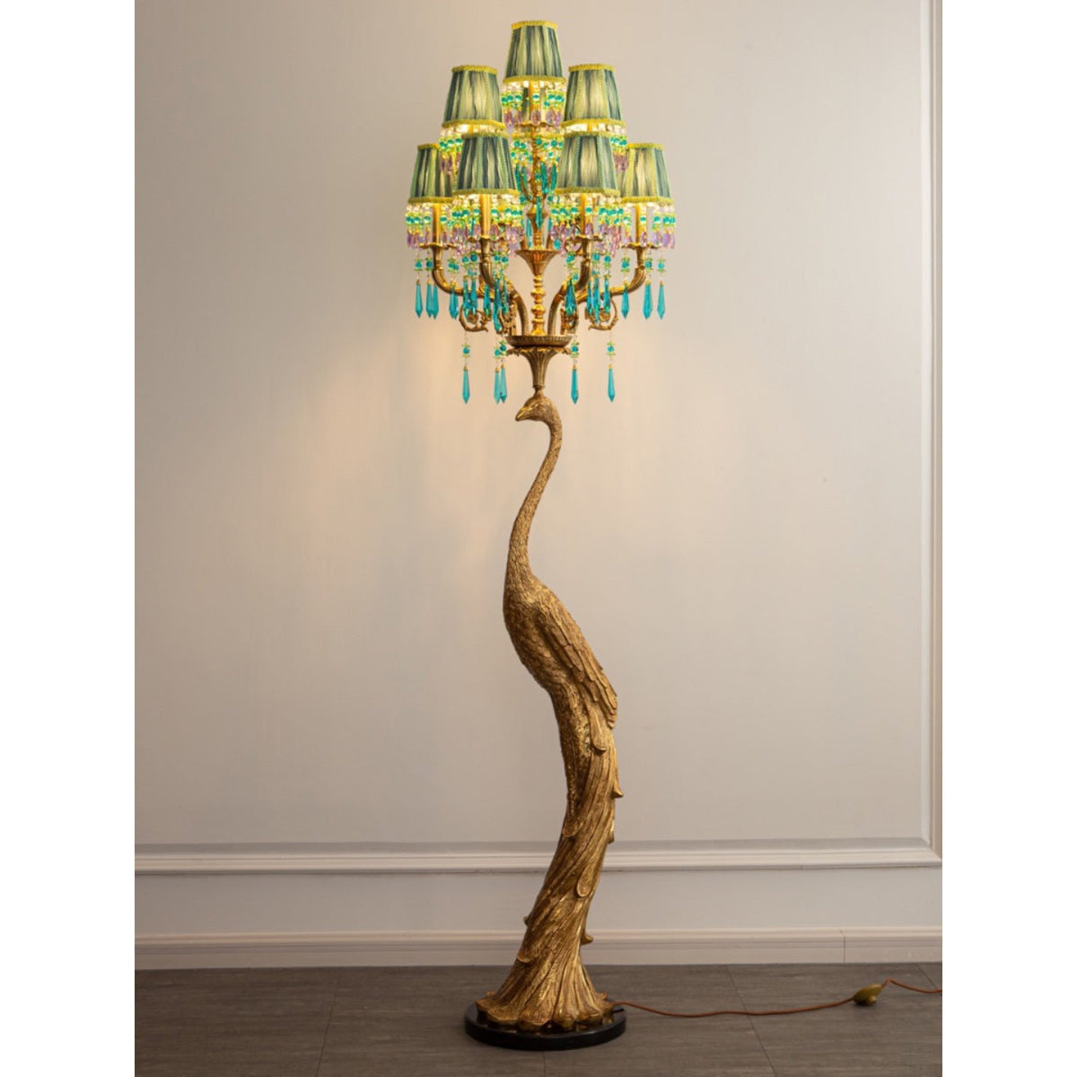 Pavona zewnętrzna lampa stojąca