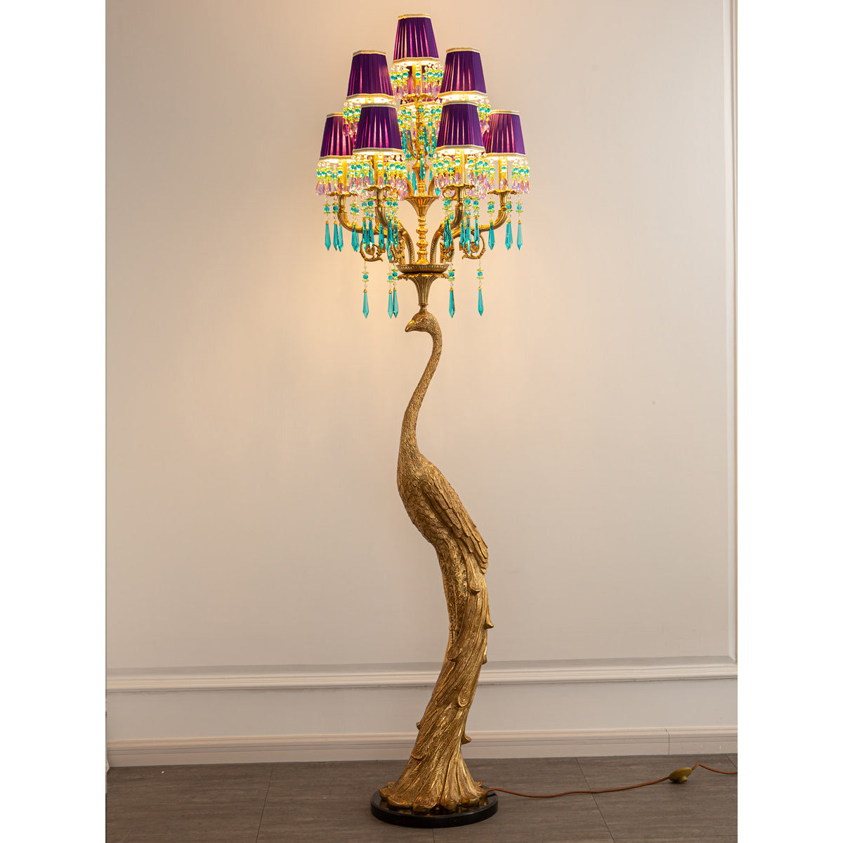 Pavona zewnętrzna lampa stojąca