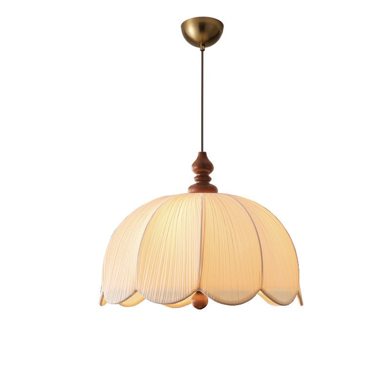 Imiraril wisząca lampa z płótna w stylu tropikalnym