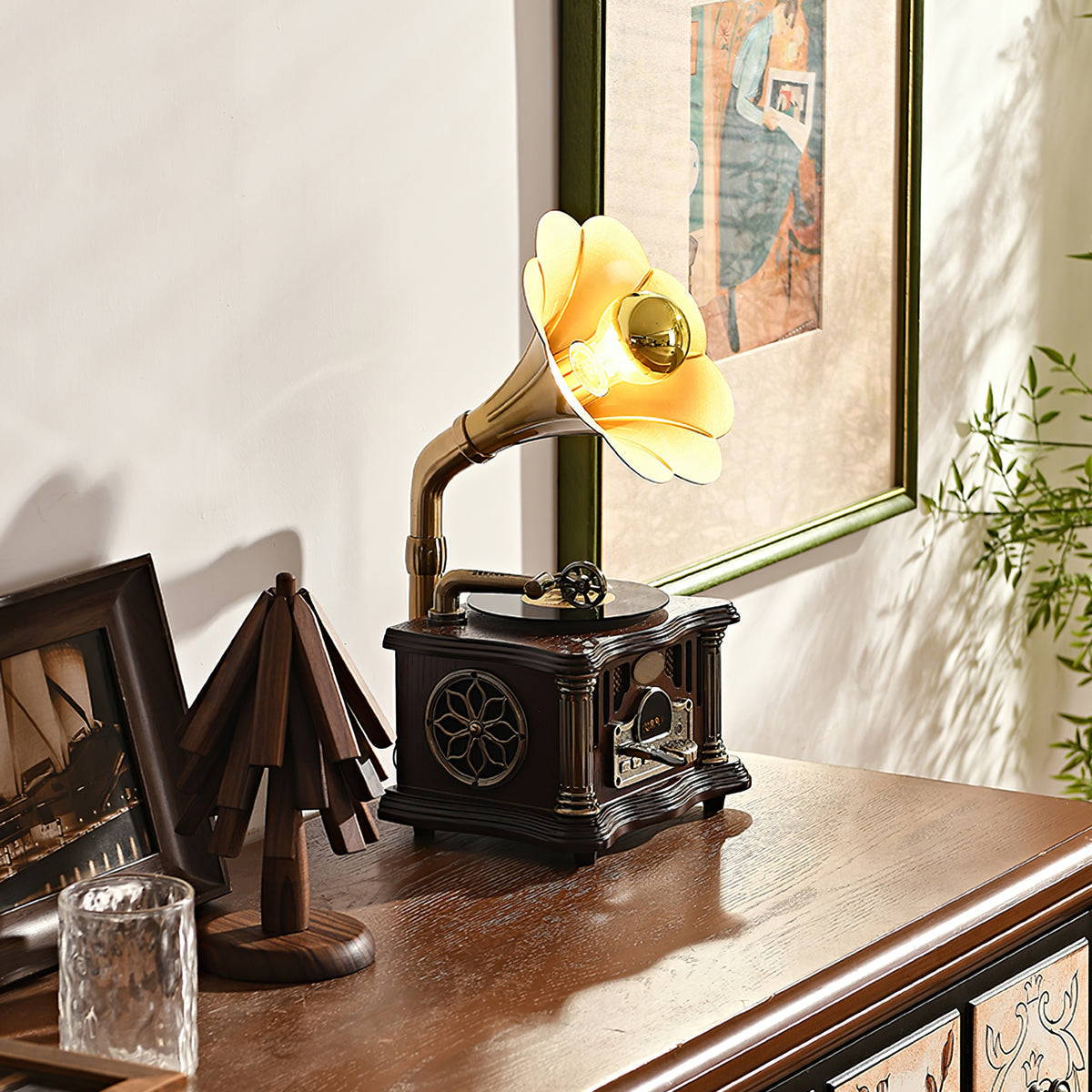 Lampa stołowa Phonograph