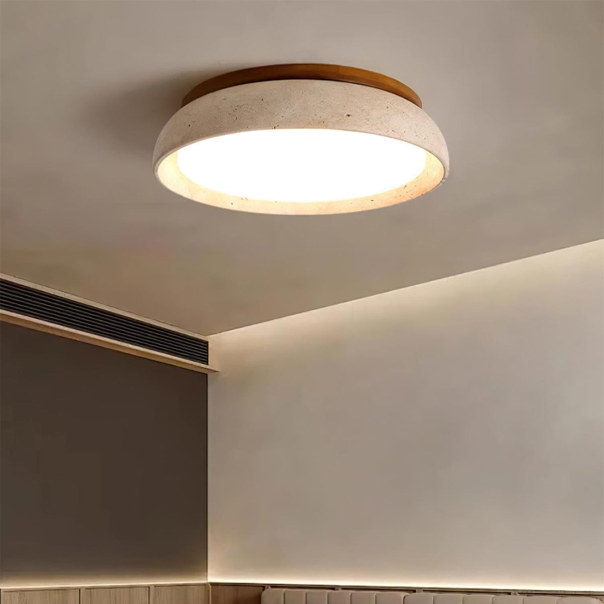 Kloris lampa sufitowa Piedra Travertine