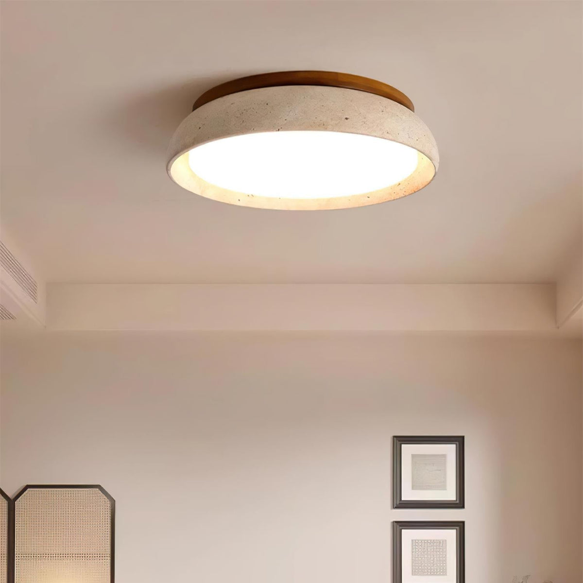 Kloris lampa sufitowa Piedra Travertine