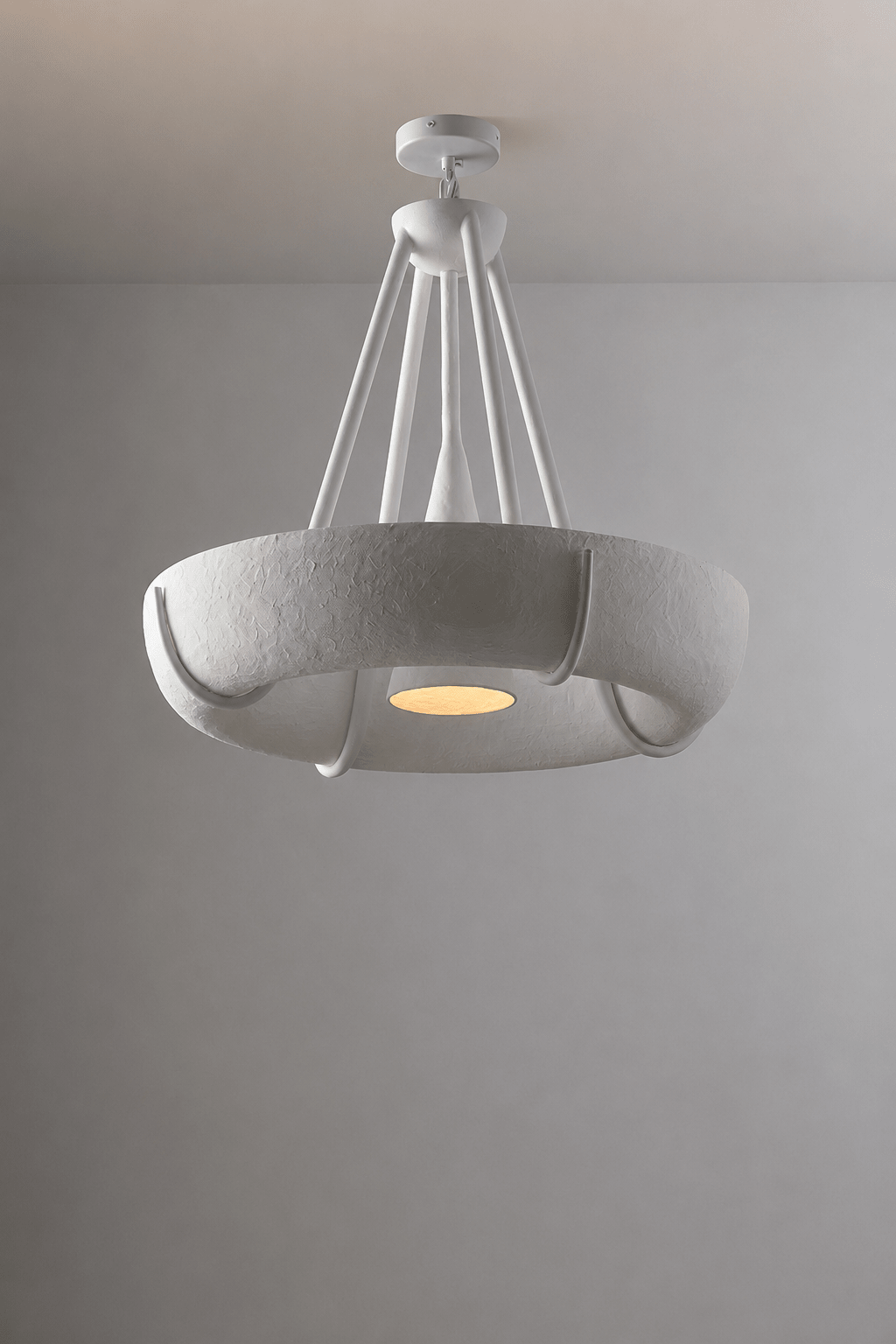 Plaster Drum żyrandol