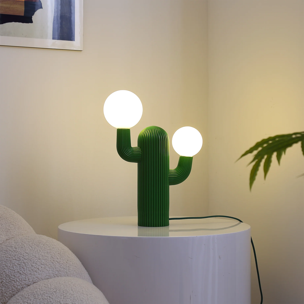 Lampa stołowa Lazlo w kształcie kaktusa