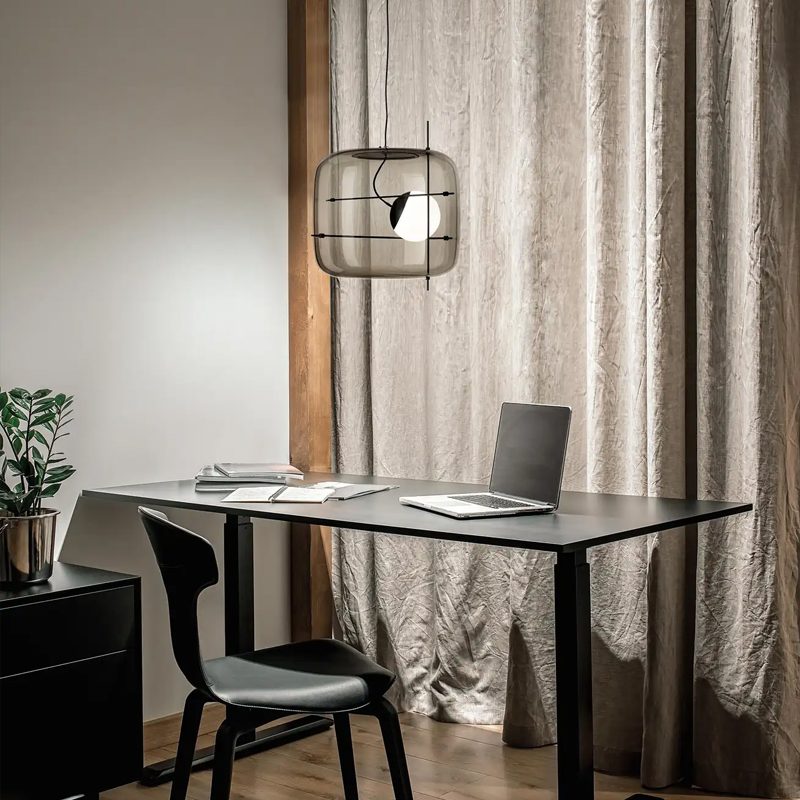 Ivex nowoczesna lampa wisząca ze szkła