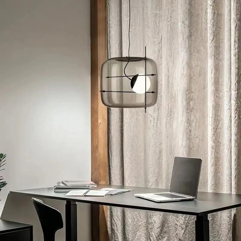 Ivex nowoczesna lampa wisząca ze szkła
