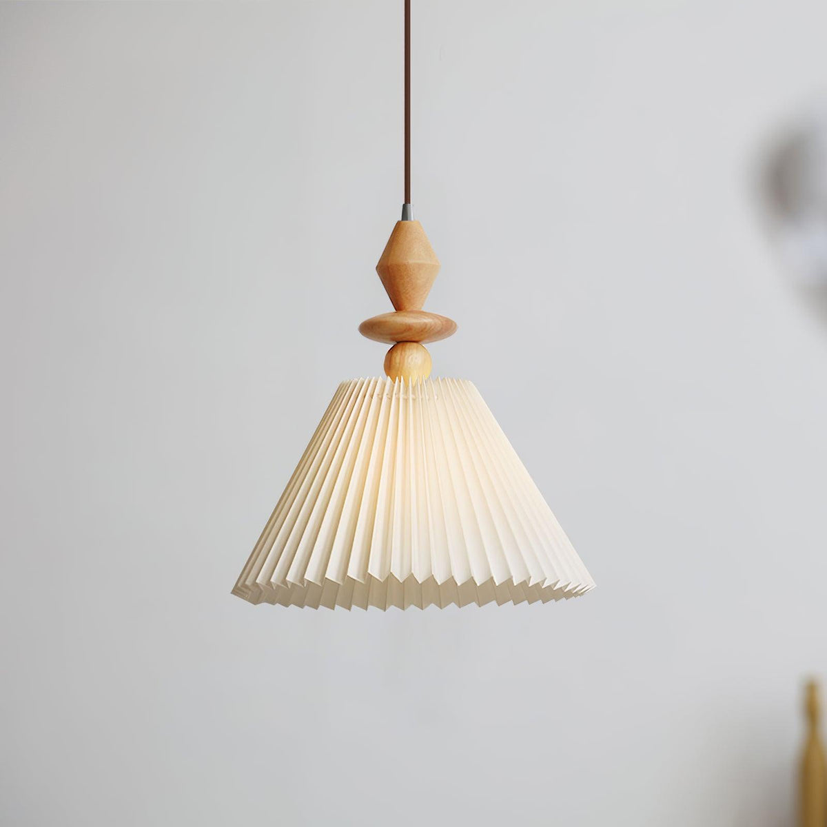 Aldanelia drewniana lampa wisząca