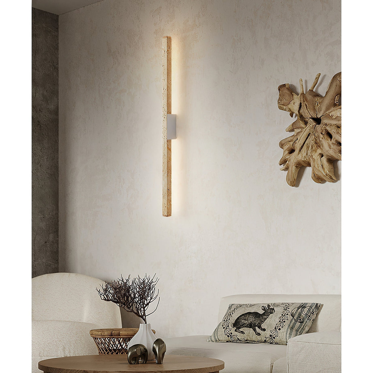 Vivyna Travertine kinkiet