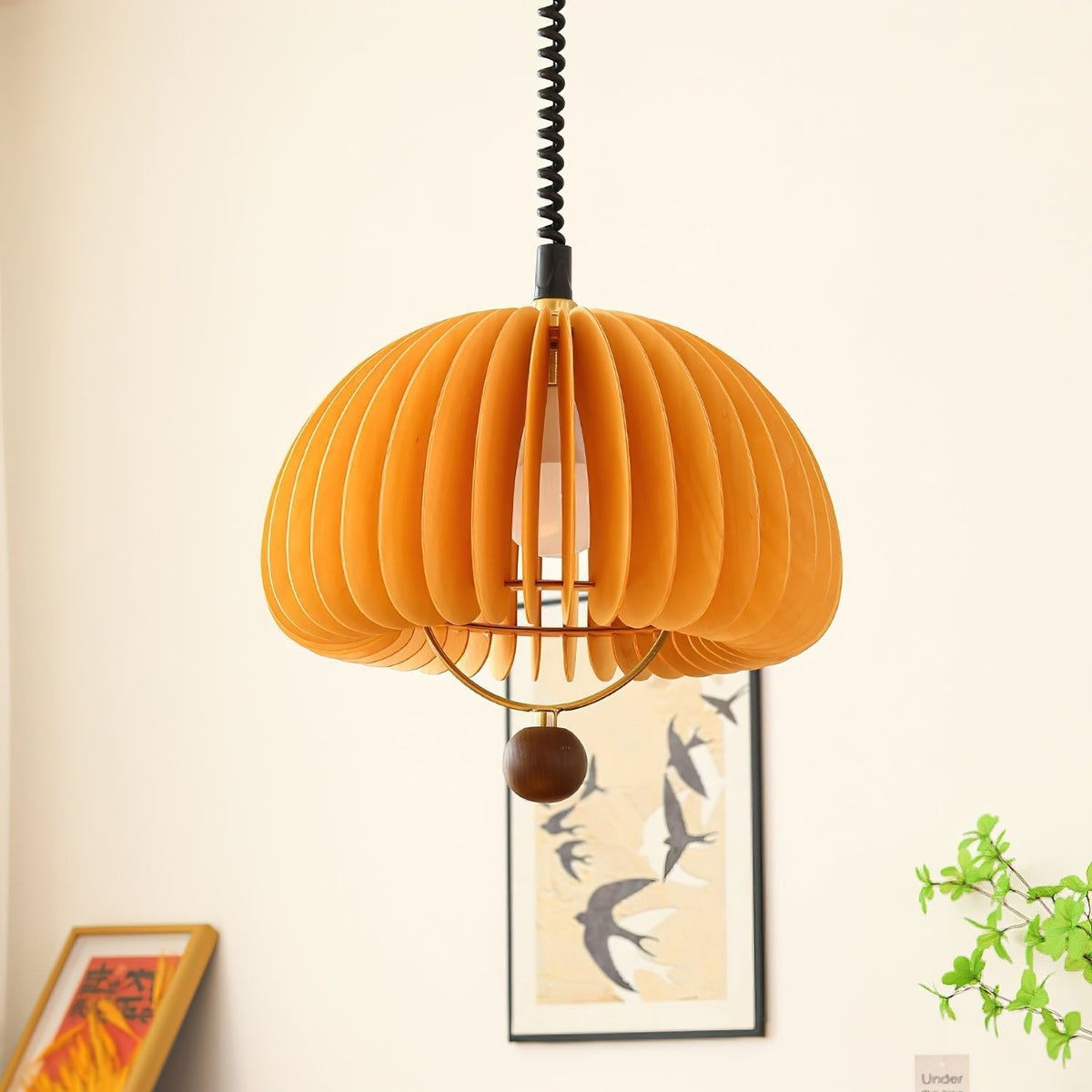 Fisher nowoczesna lampa wisząca ze szkła