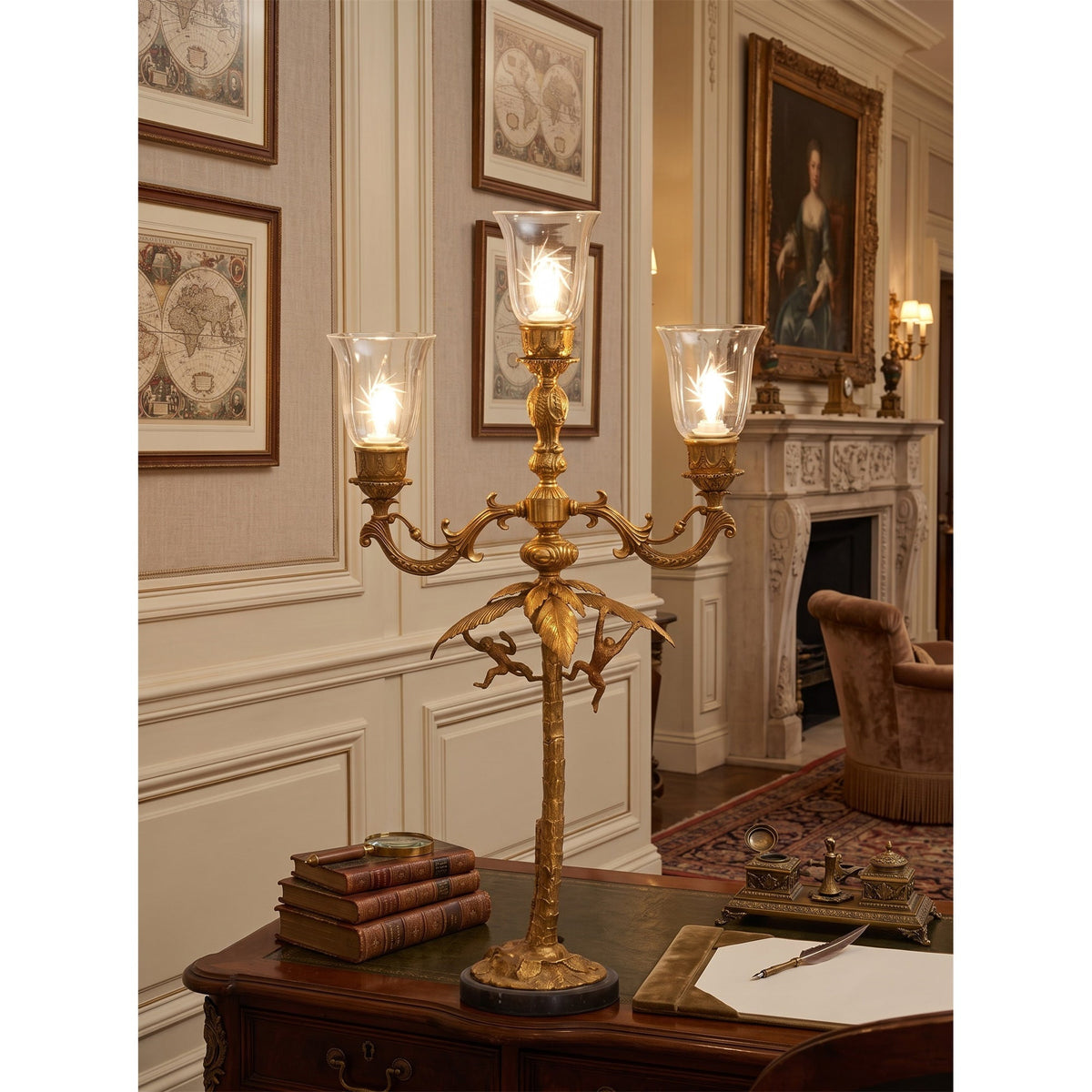Oreluelle lampa stołowa