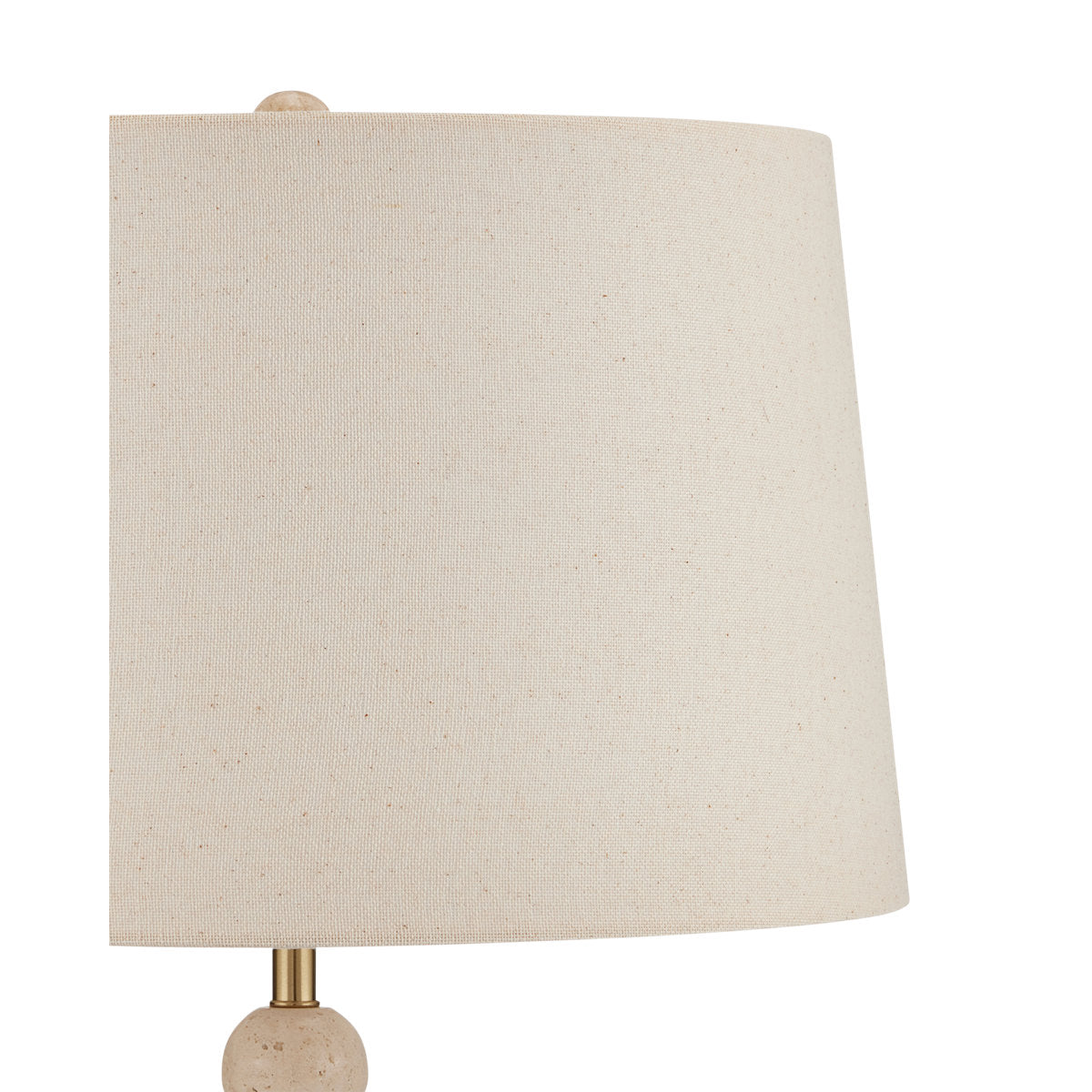 Lampa stołowa Velior z kamienia trawertynowego