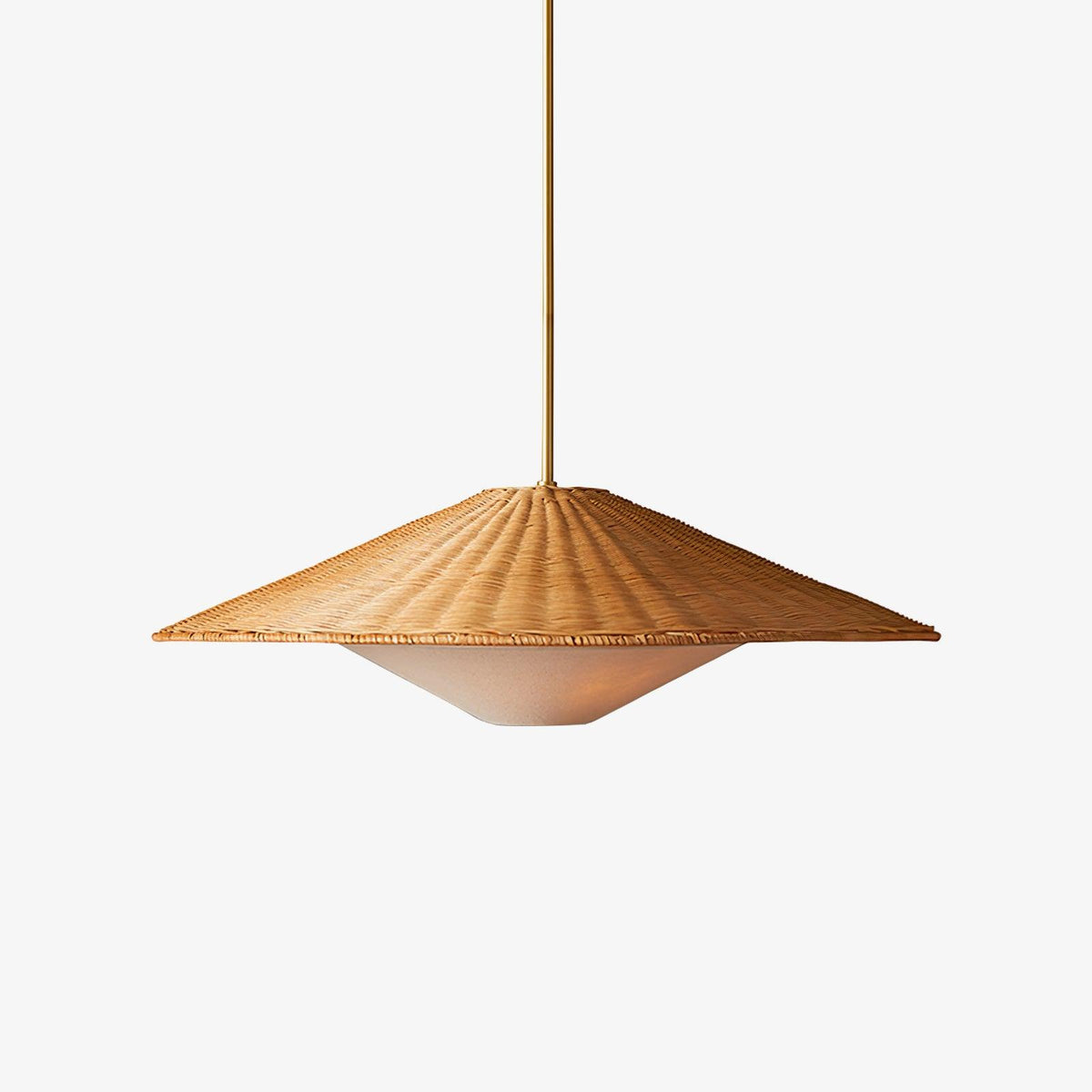 Kocan Rattan minimalistyczna lampa wisząca