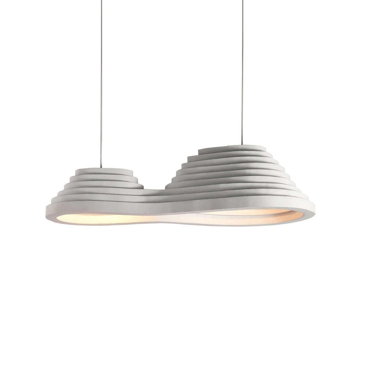 Niruise minimalistyczna lampa wisząca z żywicy