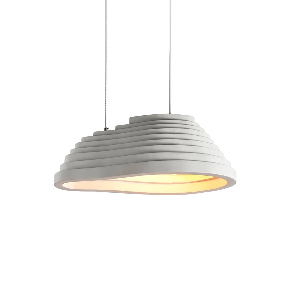 Niruise minimalistyczna lampa wisząca z żywicy