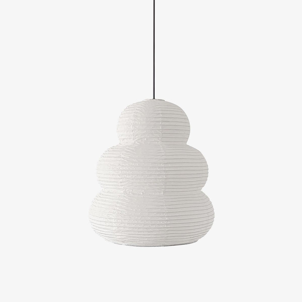 Solara lampa wisząca z papieru washi wielopoziomowa latarnia japońska do salonu