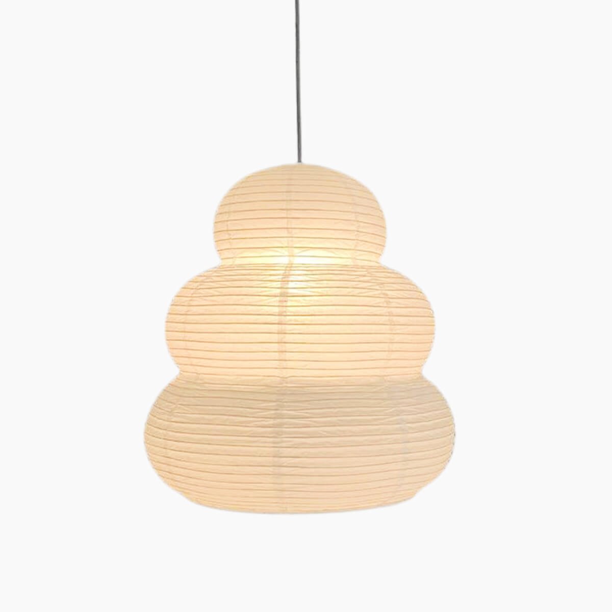 Solara lampa wisząca z papieru washi wielopoziomowa latarnia japońska do salonu