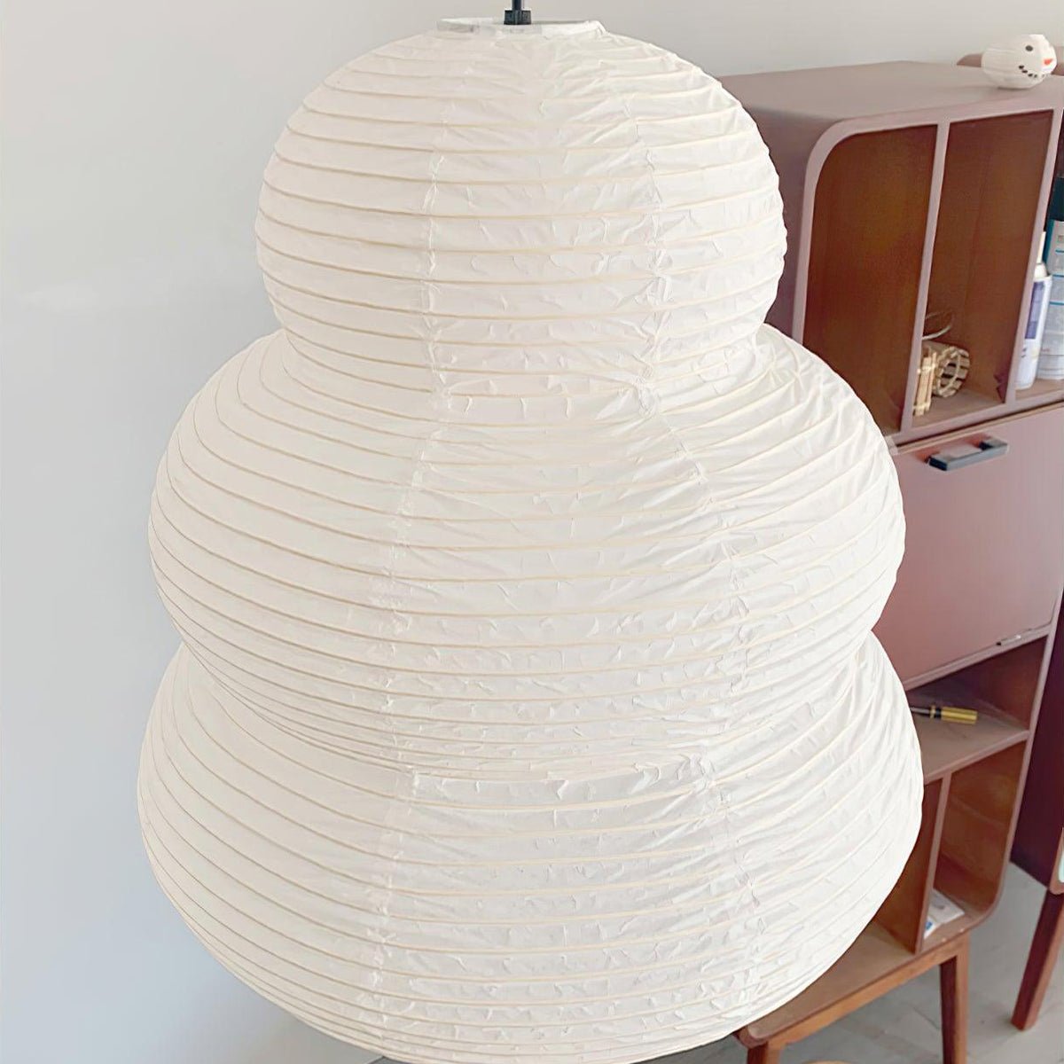 Solara lampa wisząca z papieru washi wielopoziomowa latarnia japońska do salonu