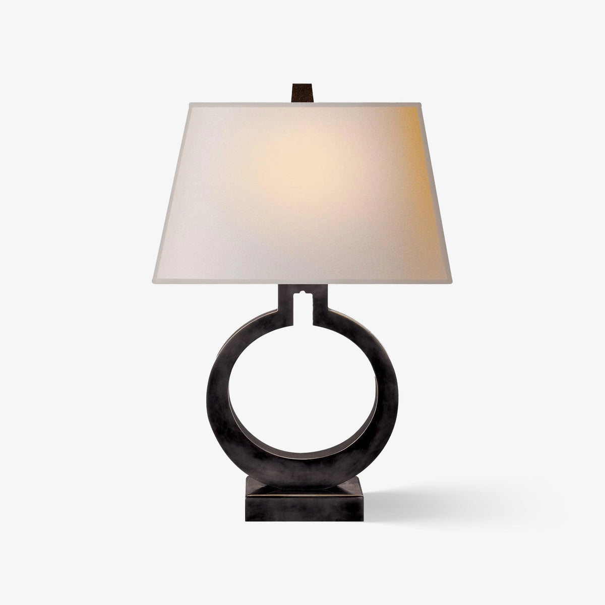 Vantor minimalistyczna lampa stołowa ze szkła