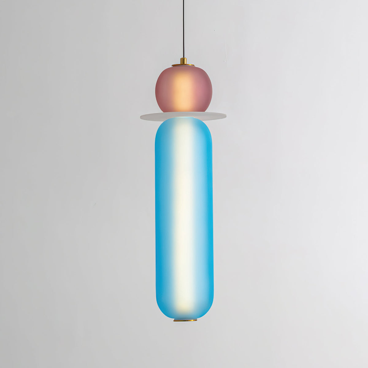 Lioririse lampa wisząca ze szkła kolorowego nowoczesna