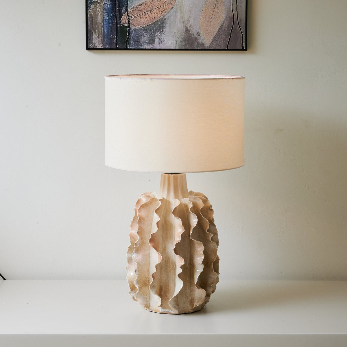 Charles lampa stołowa ze szkła ceramicznego
