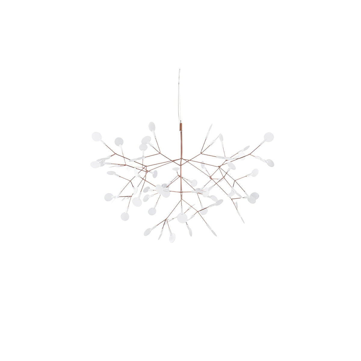 Auroreon żyrandol Rose Gold Firefly LED Branch