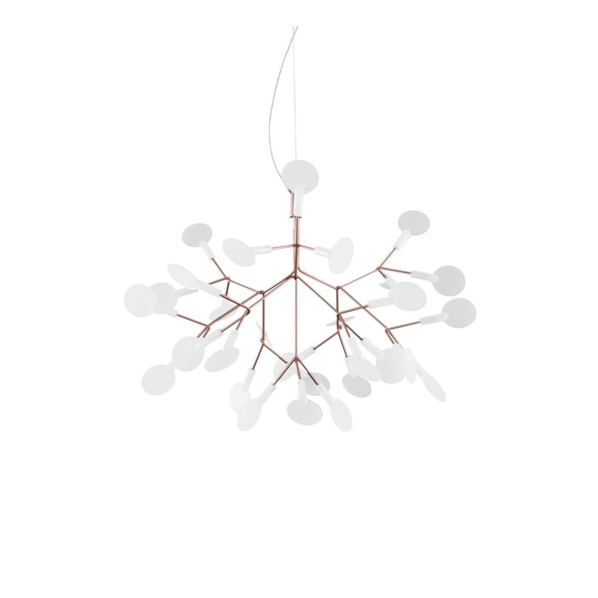 Auroreon żyrandol Rose Gold Firefly LED Branch