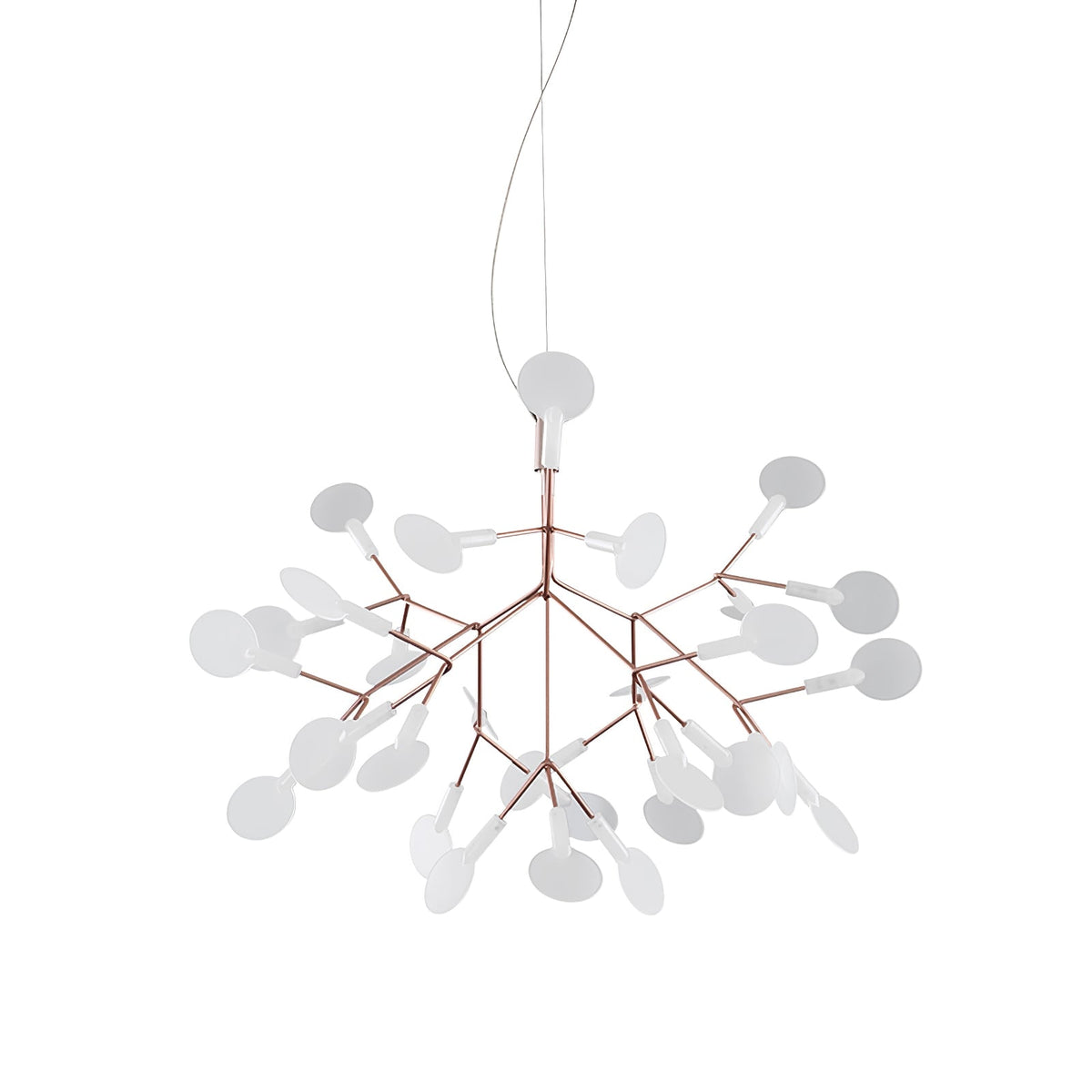 Auroreon żyrandol Rose Gold Firefly LED Branch