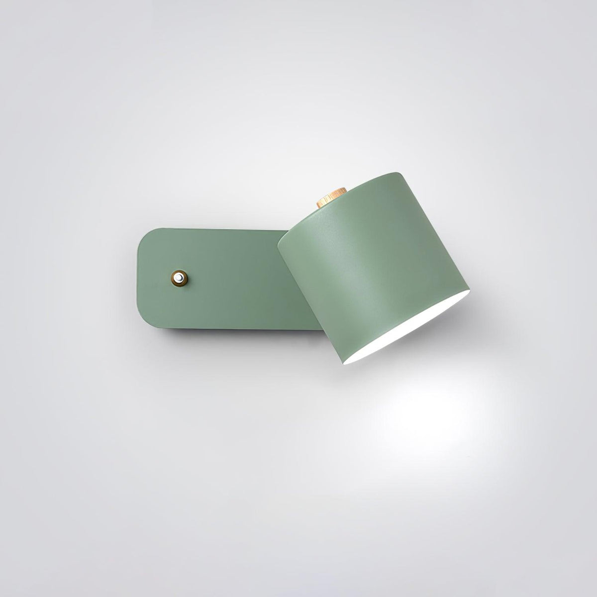 Quella regulowana lampa ścienna w kształcie cylindra
