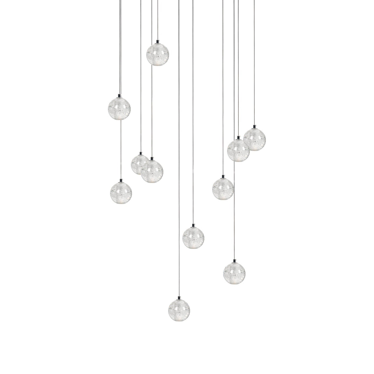 Kryształowy żyrandol wiszący Bubble Cluster