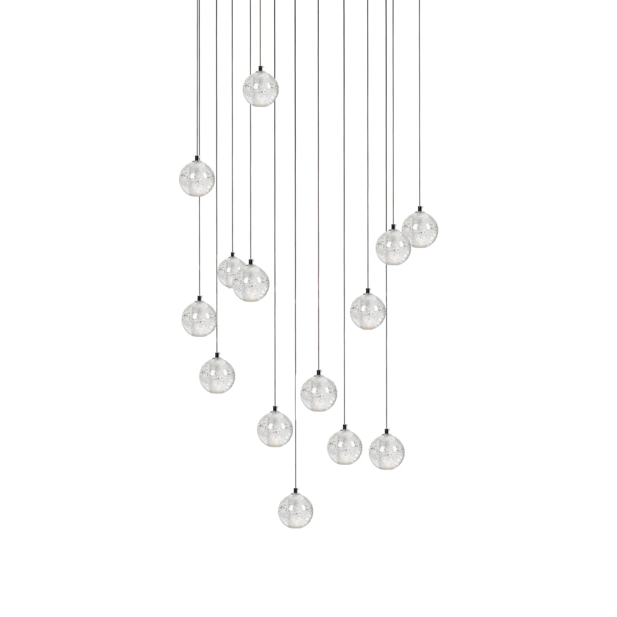Kryształowy żyrandol wiszący Bubble Cluster