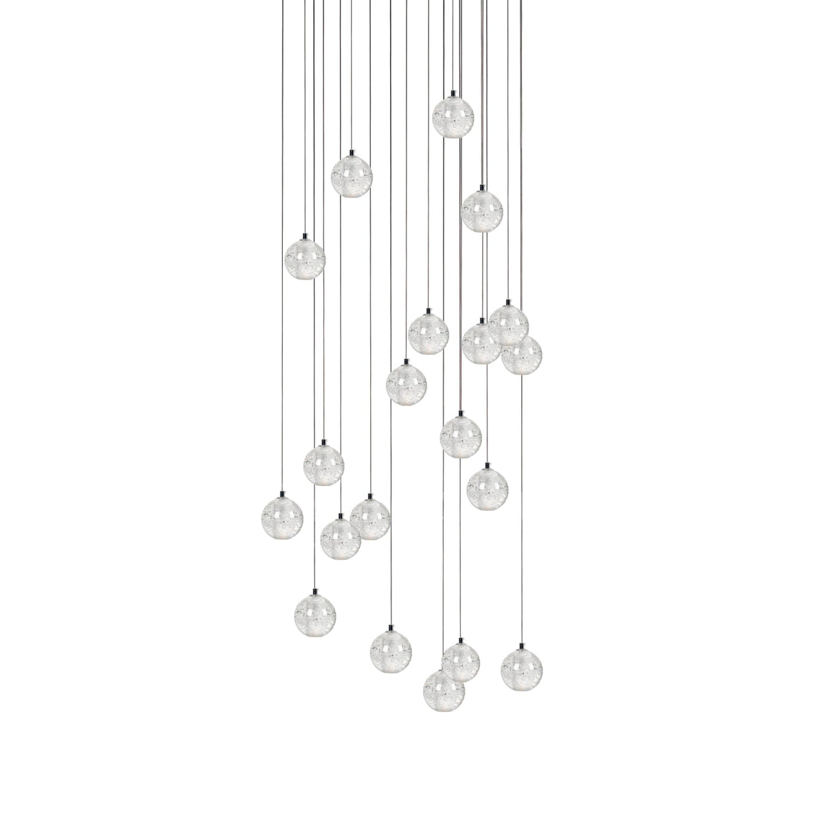 Kryształowy żyrandol wiszący Bubble Cluster