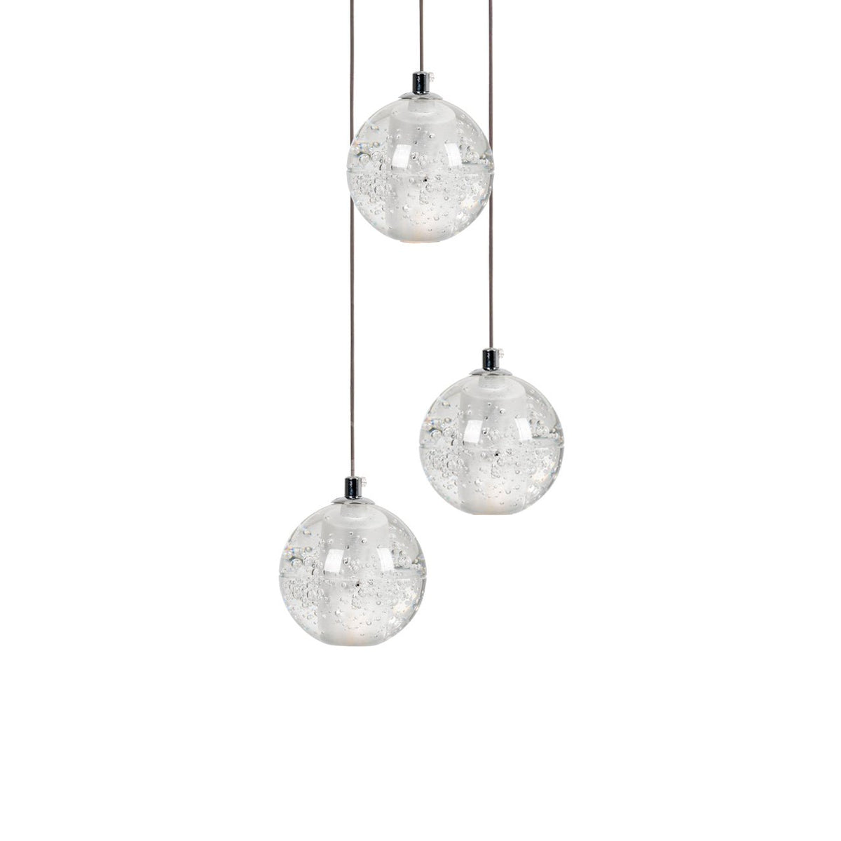 Kryształowy żyrandol wiszący Bubble Cluster