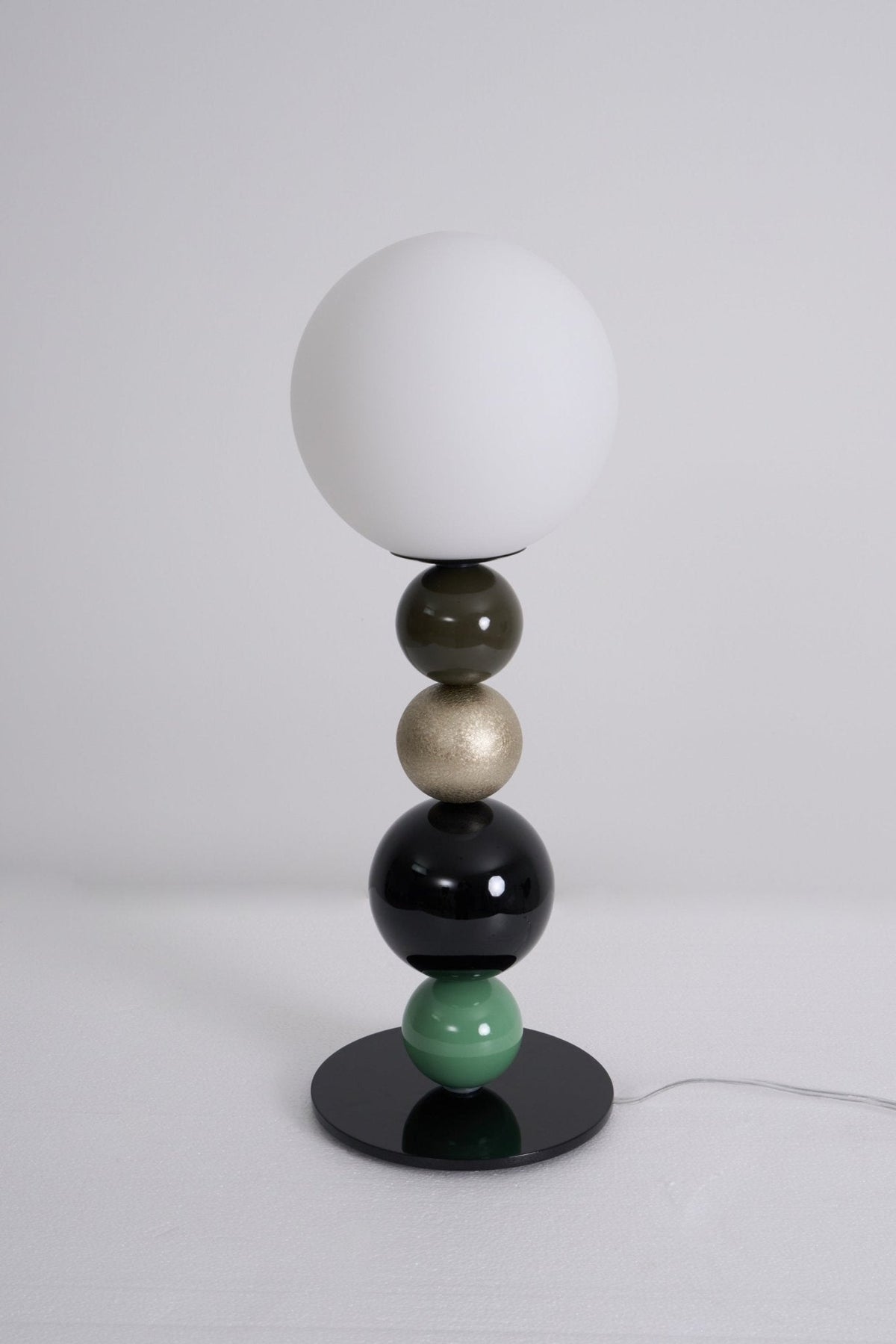 Orbital Balls lampa stołowa ze szkła