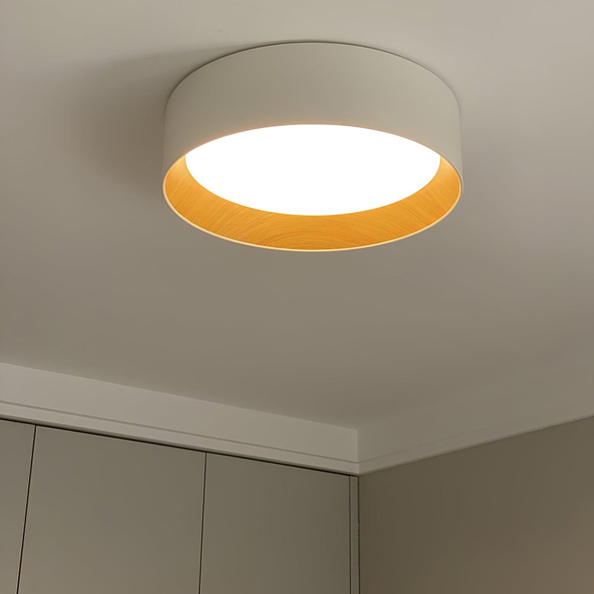 Cirarena nowoczesna minimalistyczna okrągła lampa sufitowa
