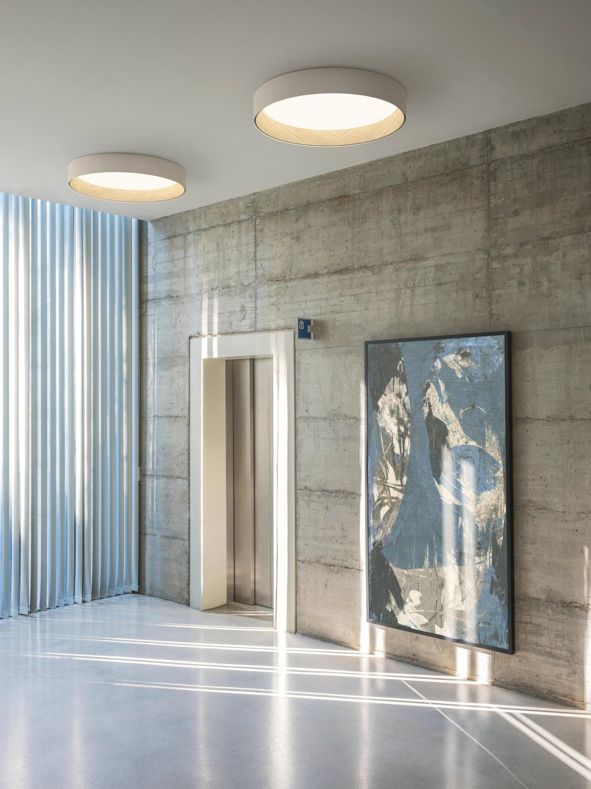 Cirarena nowoczesna minimalistyczna okrągła lampa sufitowa