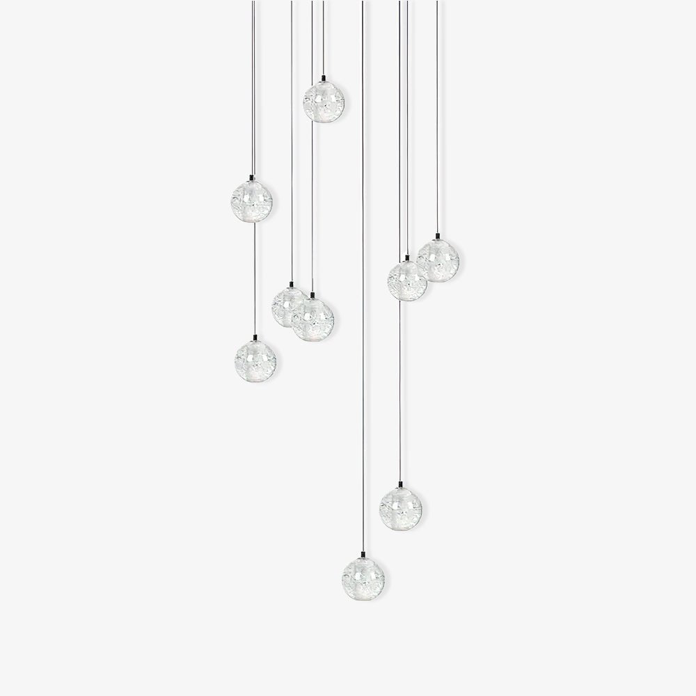 Kryształowy żyrandol wiszący Bubble Cluster
