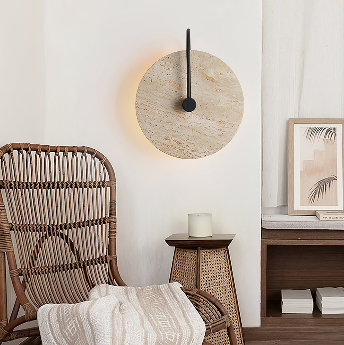 Ulsk Travertine kinkiet