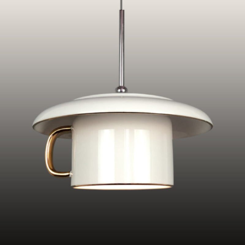 Valentina Urban Cup ceramika LED lampa wisząca Salon