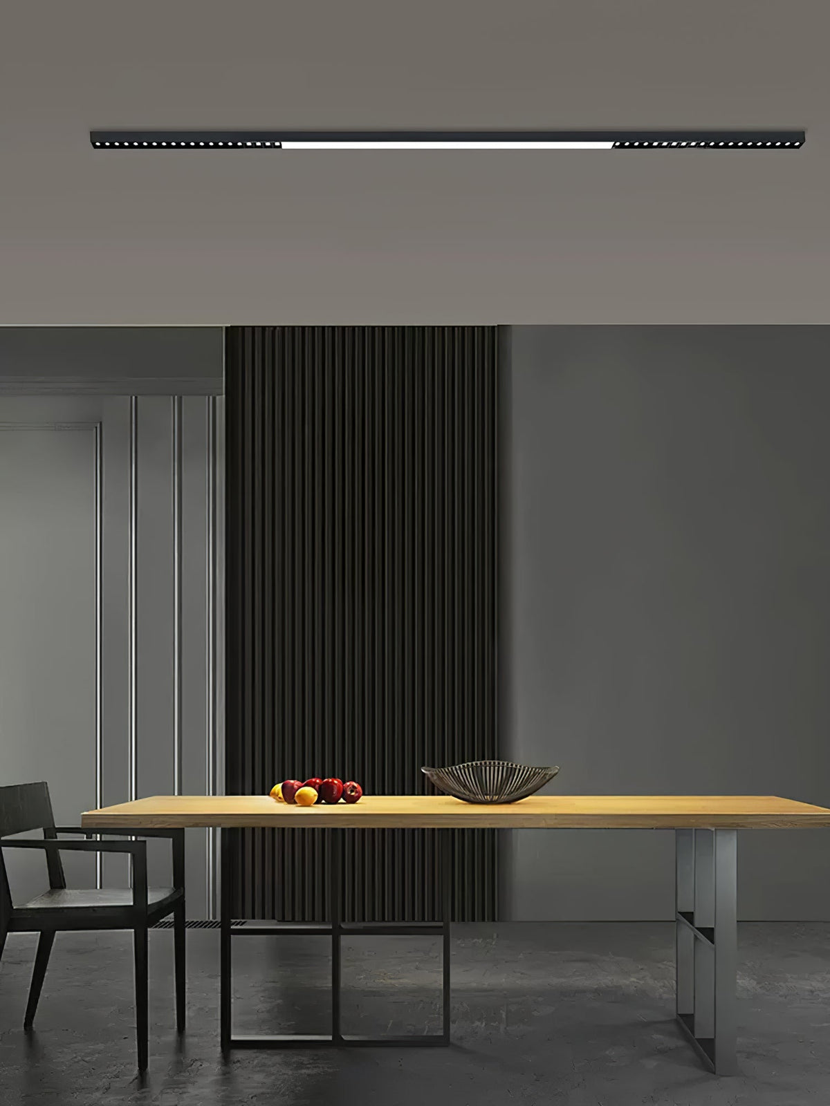 Line nowoczesna lampa sufitowa wisząca z aluminium