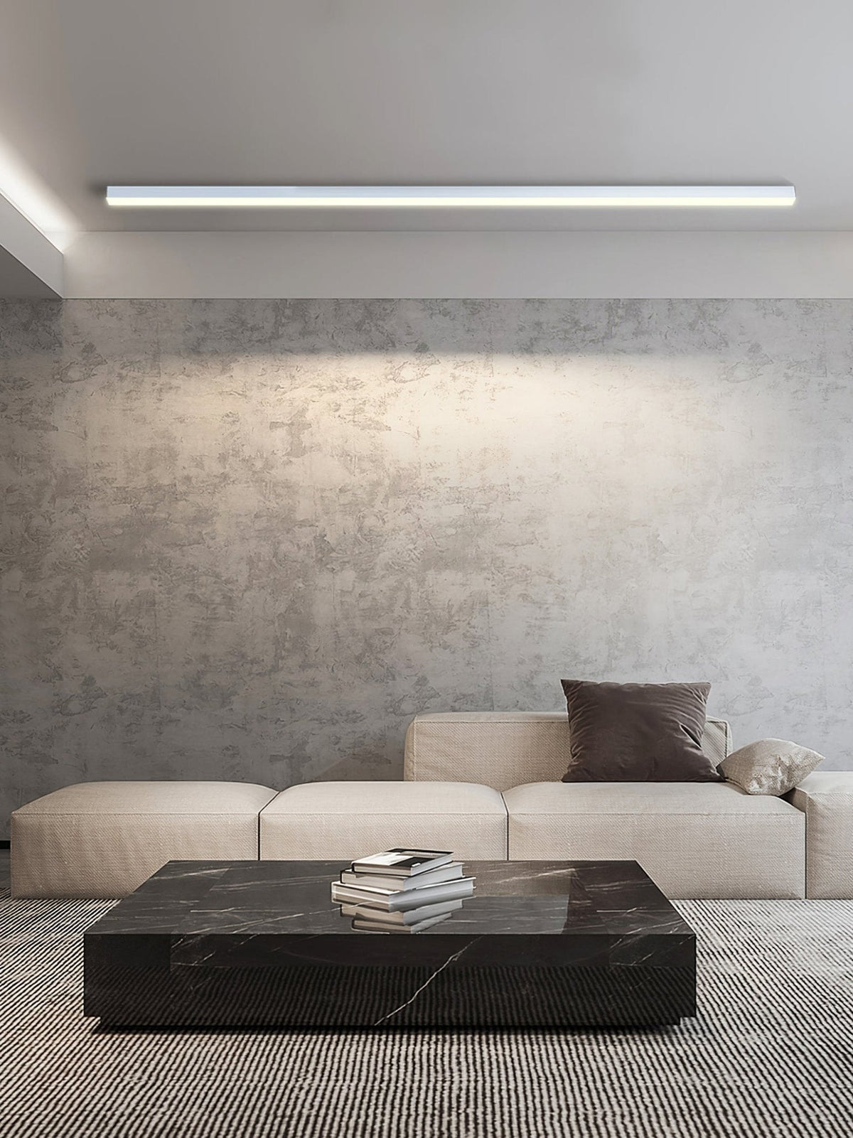 Line nowoczesna lampa sufitowa wisząca z aluminium