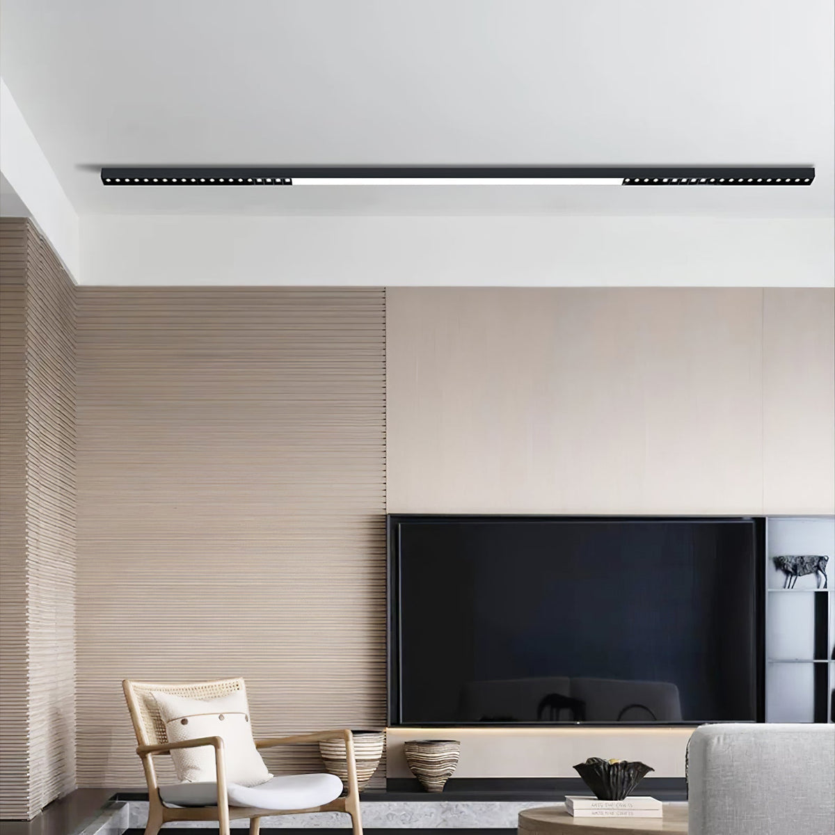 Line nowoczesna lampa sufitowa wisząca z aluminium