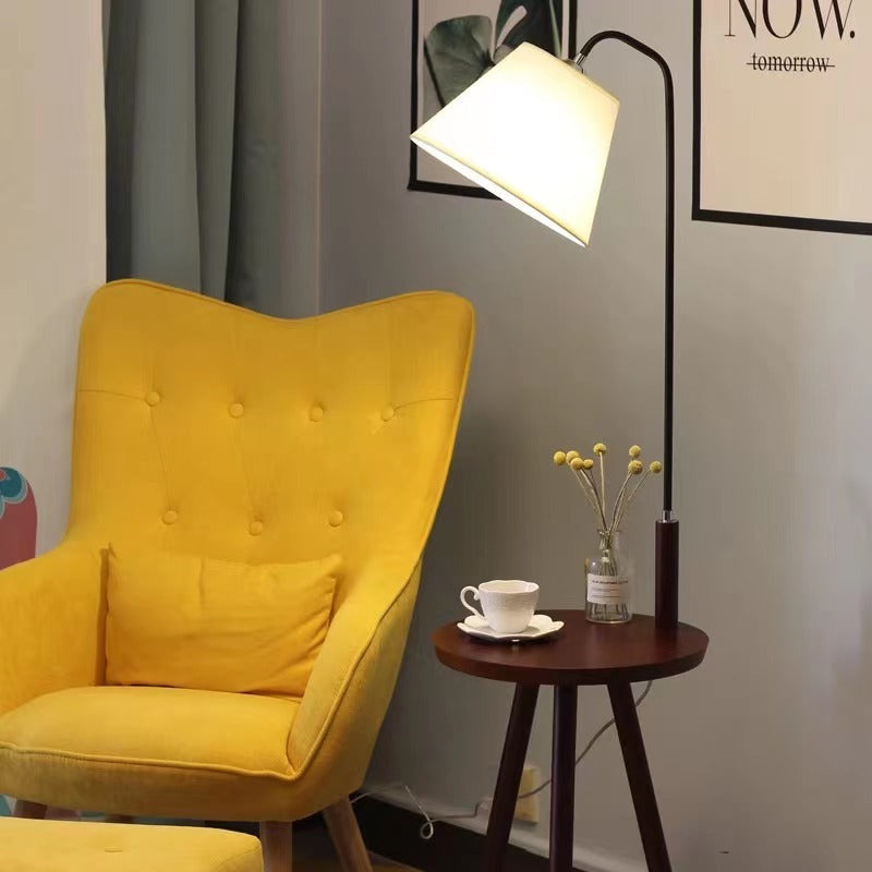 Ozawa Fable lampa stojąca z podstawą, 2 kolor drewniany